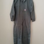 KING GEE COTTON DRILL FULL OVERALL SIZE 4 WAIST 82CM CHEST 92CM GREY