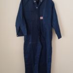 KING GEE COTTON DRILL FULL OVERALL SIZE 4 WAIST 82CM CHEST 92CM NAVY